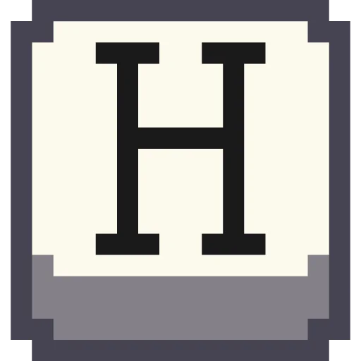 🔤 Стикер «Pixel Cyrillic» для Telegram