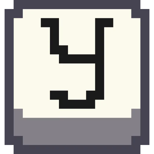 🔤 Стикер «Pixel Cyrillic» для Telegram