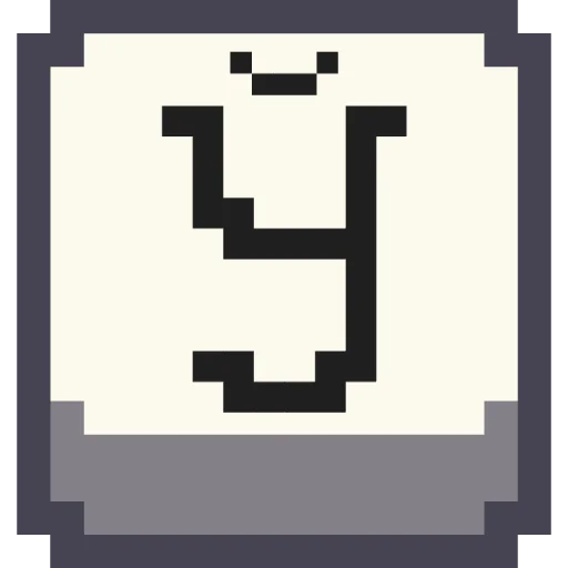 🔤 Стикер «Pixel Cyrillic» для Telegram