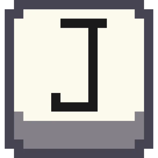 🔤 Стикер «Pixel Latin» для Telegram