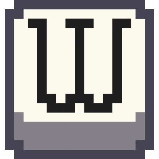 🔤 Стикер «Pixel Latin» для Telegram