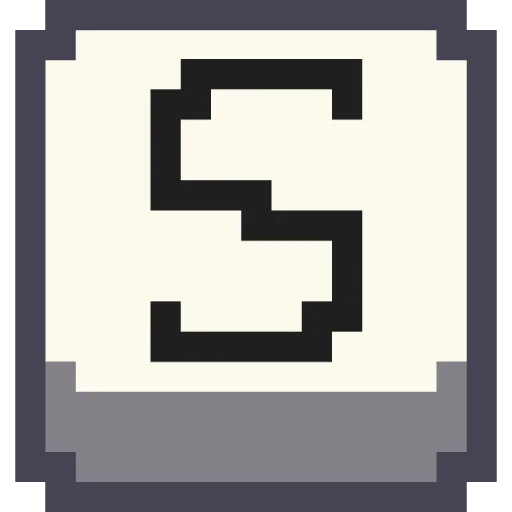 🔤 Стикер «Pixel Latin» для Telegram