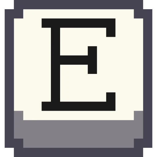 🔤 Стикер «Pixel Latin» для Telegram