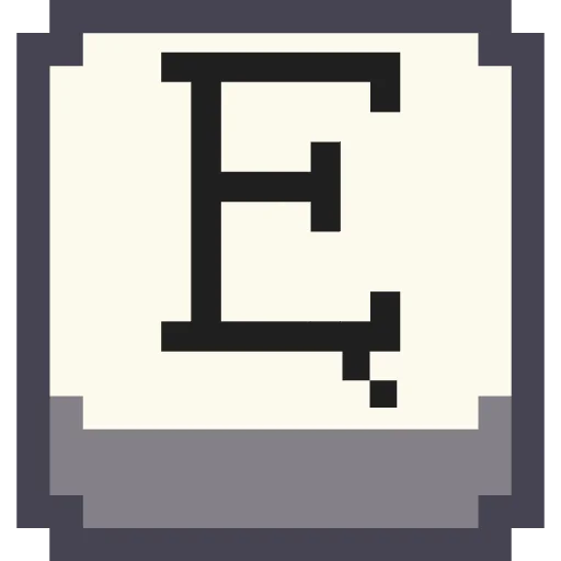 🔤 Стикер «Pixel Latin» для Telegram