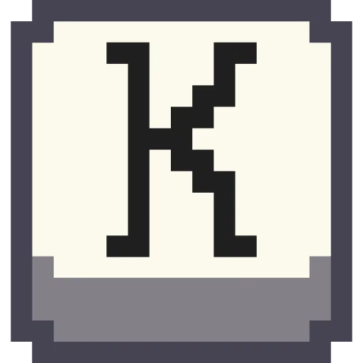 🔤 Стикер «Pixel Latin» для Telegram