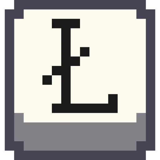 🔤 Стикер «Pixel Latin» для Telegram
