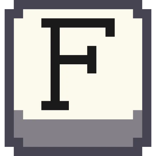 🔤 Стикер «Pixel Latin» для Telegram