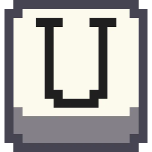 🔤 Стикер «Pixel Latin» для Telegram