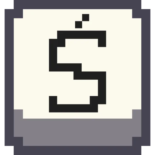 🔤 Стикер «Pixel Latin» для Telegram
