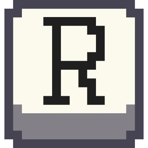 🔤 Стикер «Pixel Latin» для Telegram