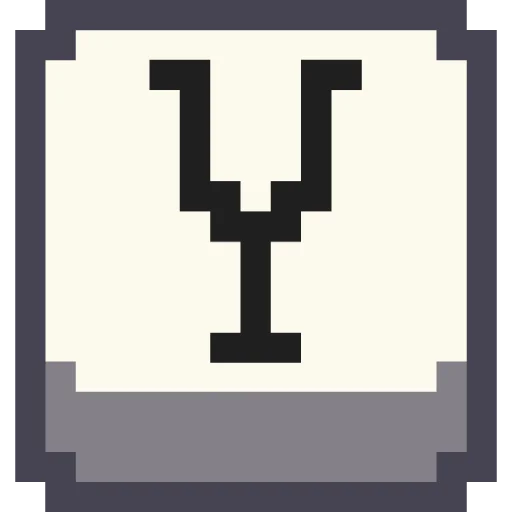 🔤 Стикер «Pixel Latin» для Telegram