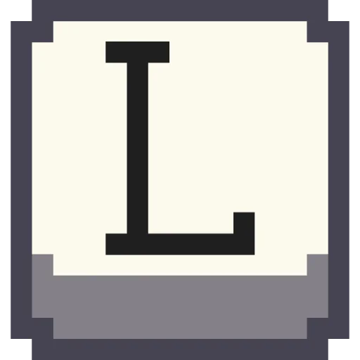 🔤 Стикер «Pixel Latin» для Telegram