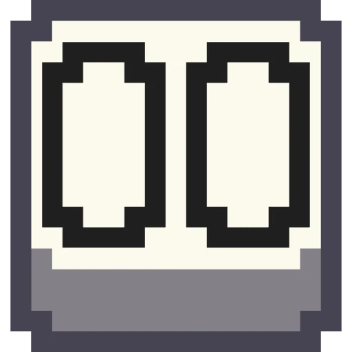0⃣ Стикер «Pixel Numbers» для Telegram