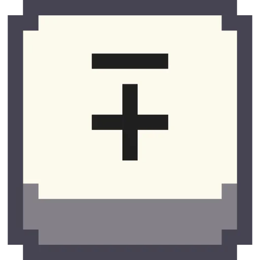 ➖ Стикер «Pixel Numbers» для Telegram