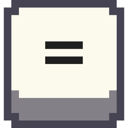 🟰 Стикер «Pixel Numbers» для Telegram