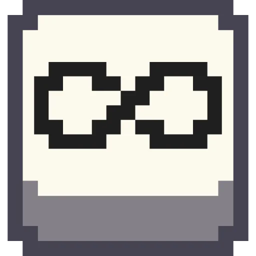 ♾ Стикер «Pixel Numbers» для Telegram