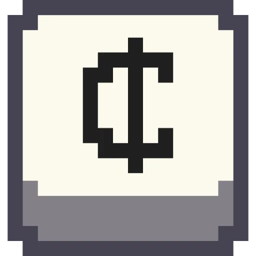 💵 Стикер «Pixel Numbers» для Telegram