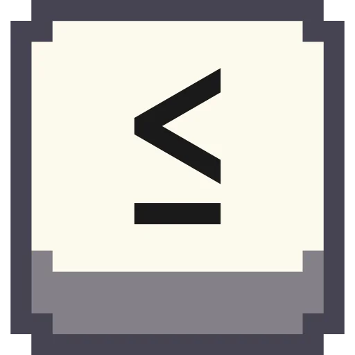 ◀️ Стикер «Pixel Numbers» для Telegram