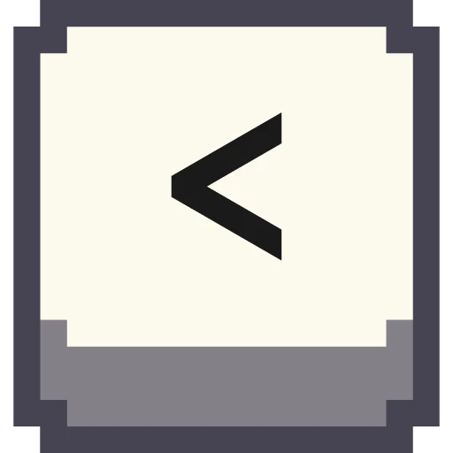 ◀️ Стикер «Pixel Numbers» для Telegram