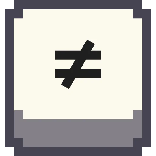 🟰 Стикер «Pixel Numbers» для Telegram