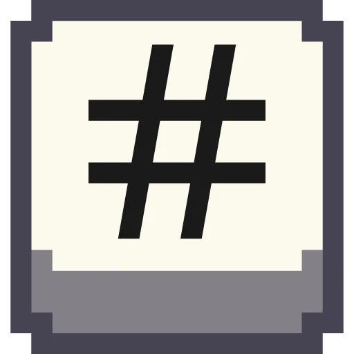 #⃣ Стикер «Pixel Numbers» для Telegram