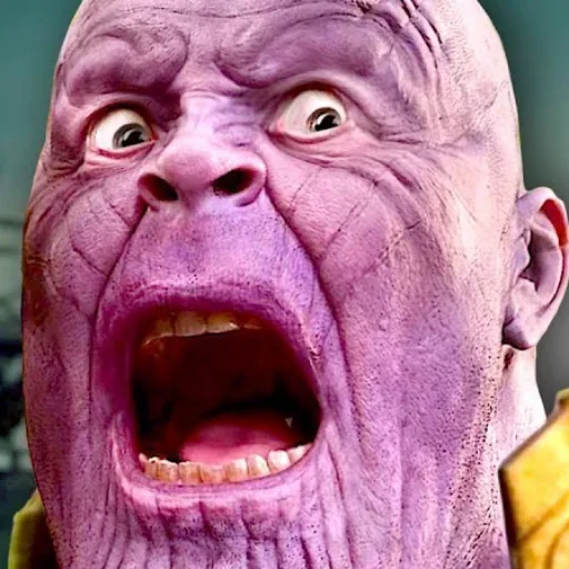 😕 Стикер «Thanos Face» для Telegram