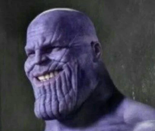 Стикерпак Thanos для Telegram