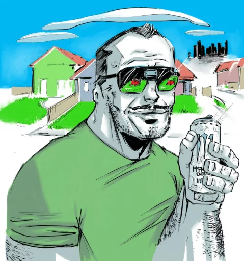 😎 Стикер «>that 30 year old boomer» для Telegram