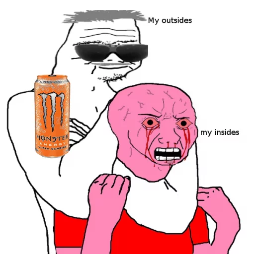 💪 Стикер «>that 30 year old boomer» для Telegram
