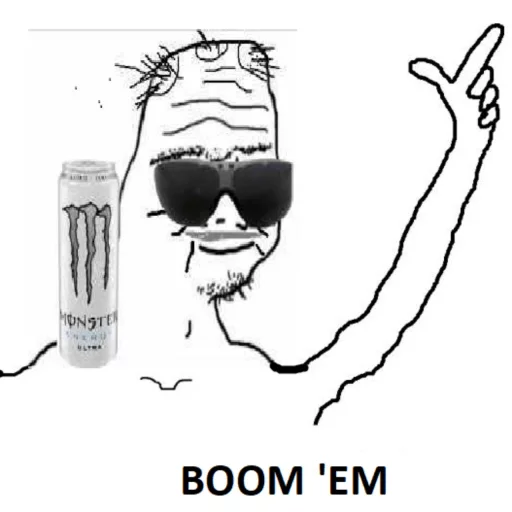 👆 Стикер «>that 30 year old boomer» для Telegram