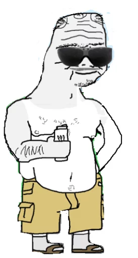 😎 Стикер «>that 30 year old boomer» для Telegram