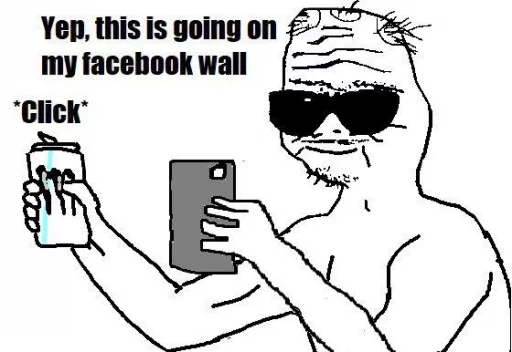 😎 Стикер «>that 30 year old boomer» для Telegram