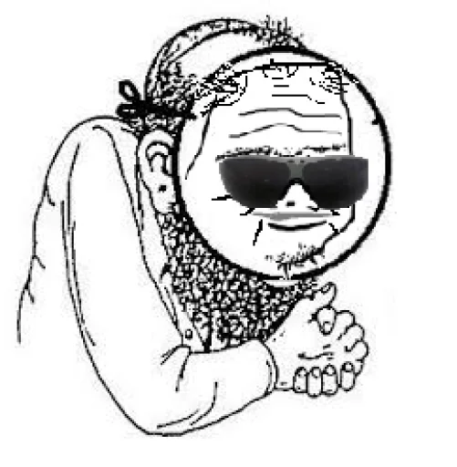 😎 Стикер «>that 30 year old boomer» для Telegram