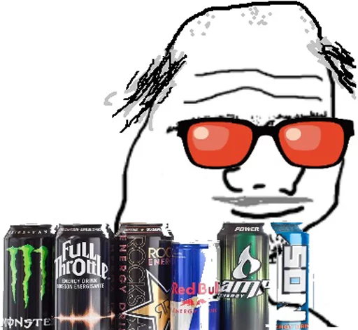 ☕️ Стикер «>that 30 year old boomer» для Telegram
