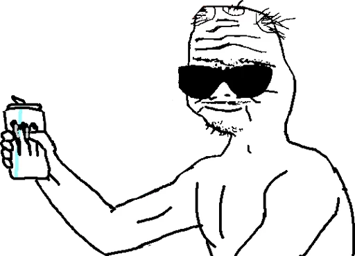 ☕️ Стикер «>that 30 year old boomer» для Telegram