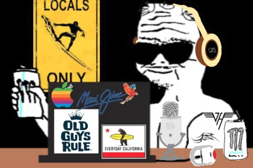 😎 Стикер «>that 30 year old boomer» для Telegram