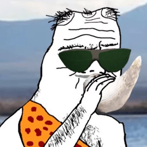 😎 Стикер «>that 30 year old boomer» для Telegram