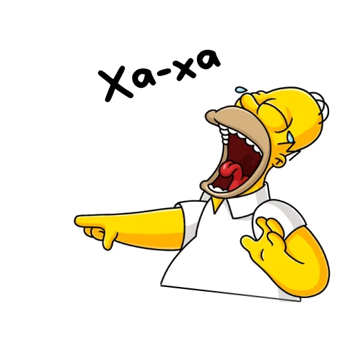 😂 Стикер «Симпсоны» для Telegram