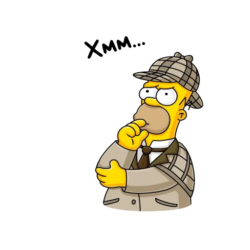 🧐 Стикер «Симпсоны» для Telegram