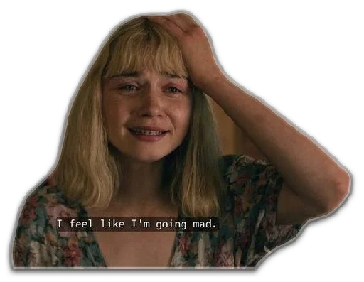 😢 Стикер «End of this f***ing world» для Telegram