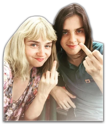 👯‍♀ Стикер «End of this f***ing world» для Telegram