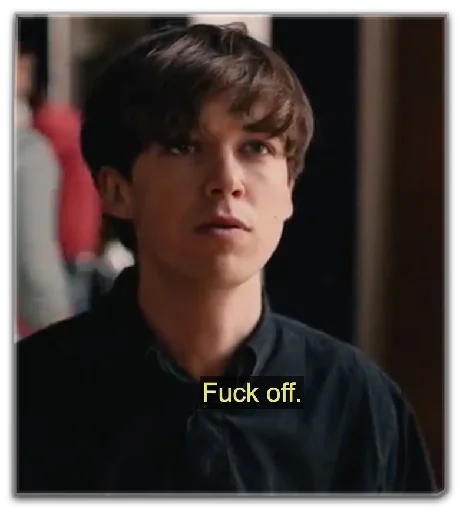 🖕 Стикер «End of this f***ing world» для Telegram