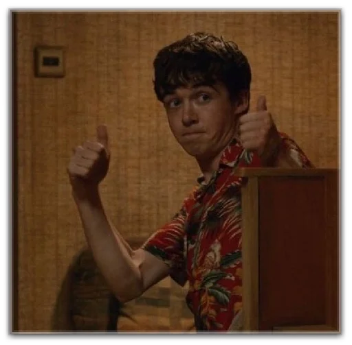 👍 Стикер «End of this f***ing world» для Telegram