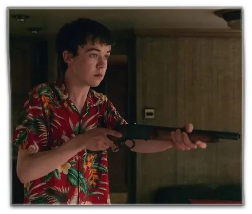 🔫 Стикер «End of this f***ing world» для Telegram