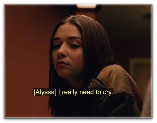 😔 Стикер «End of this f***ing world» для Telegram