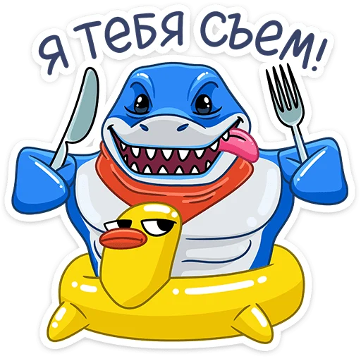 🦈 Стикер «Стикеры Шоу Маска» для Telegram