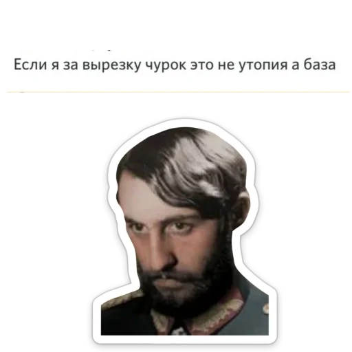 🔪 Стикер «ТНО шиза» для Telegram