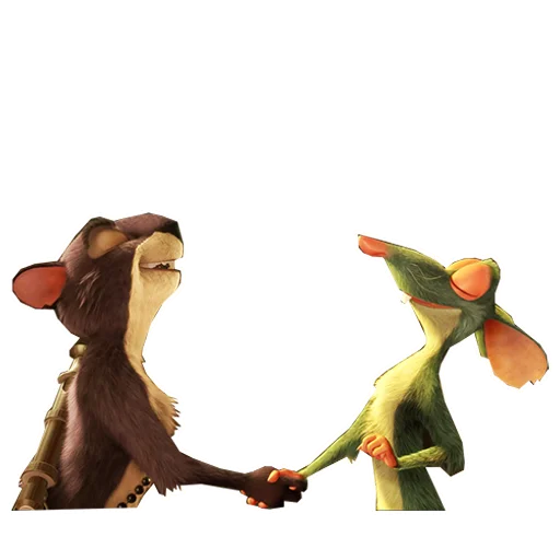 🤝 Стикер «Реальная белка» для Telegram