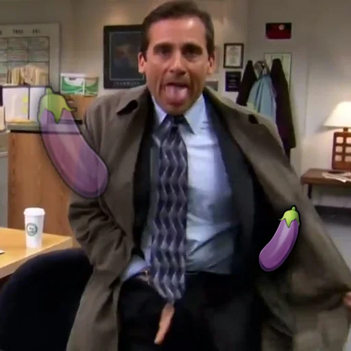 🍆 Стикер «The Office» для Telegram