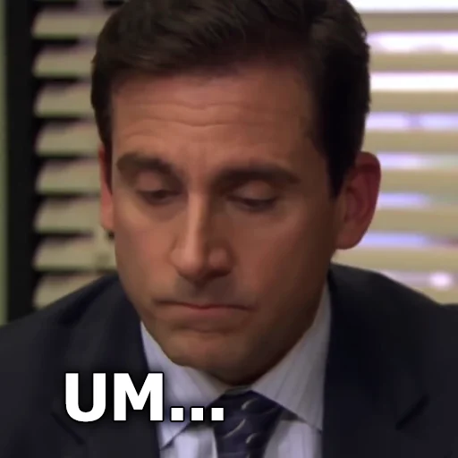 😕 Стикер «The Office» для Telegram